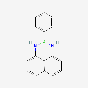 molecular formula C16H13BN2 B1433869 2-Phenylnaphtho[1,8-de][1,3,2]diazaborinane CAS No. 24341-81-9
