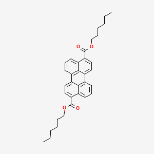 Dihexyl perylene-3,9-dicarboxylate