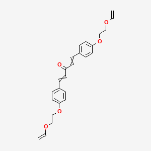 1,5-Bis{4-[2-(ethenyloxy)ethoxy]phenyl}penta-1,4-dien-3-one