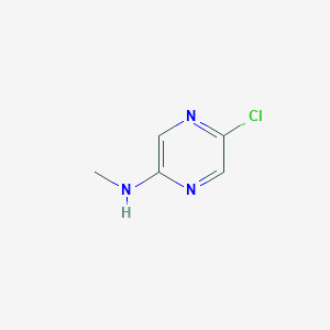 molecular formula C5H6ClN3 B1433877 5-Chloro-N-methylpyrazin-2-amine CAS No. 1610667-17-8
