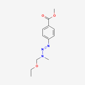 Methyl 4-[(1E)-3-(ethoxymethyl)-3-methyltriaz-1-en-1-yl]benzoate