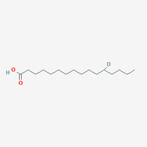 molecular formula C16H32O2 B1433880 Hexadecanoic-12-D1 acid CAS No. 358730-99-1