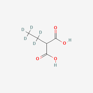 molecular formula C5H8O4 B1433883 乙基-D5-丙二酸 CAS No. 66311-22-6