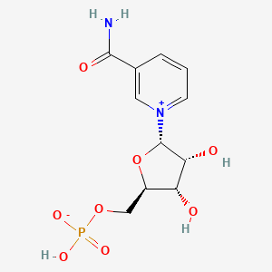 molecular formula C11H15N2O8P B1433897 alpha-Nicotinamide mononucleotide CAS No. 7298-94-4