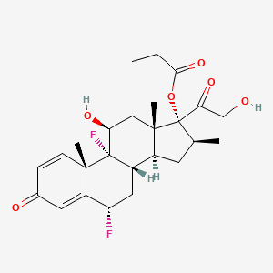 molecular formula C25H32F2O6 B1433898 Diflorasone 17-propionate CAS No. 924726-89-6