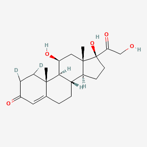 molecular formula C21H30O5 B1433899 皮质醇-d2 CAS No. 79037-25-5