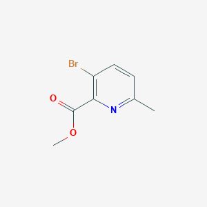 molecular formula C8H8BrNO2 B1433901 Methyl 3-bromo-6-methylpicolinate CAS No. 1256810-88-4