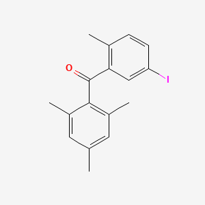 (5-Iodo-2-methylphenyl)(2,4,6-trimethylphenyl)methanone