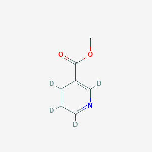 molecular formula C7H7NO2 B1433914 Methyl nicotinate-2,4,5,6-D4 CAS No. 345909-99-1
