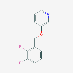 3-[(2,3-Difluorophenyl)methoxy]pyridine