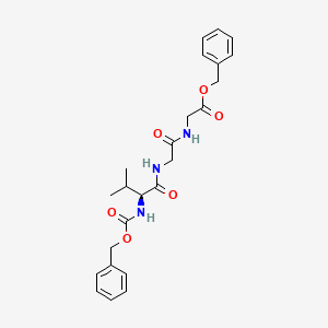 molecular formula C24H29N3O6 B1433925 Z-Val-gly-gly-obzl CAS No. 72722-19-1