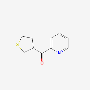 molecular formula C10H11NOS B1433933 Pyridin-2-yl(tetrahydrothiophen-3-yl)methanone CAS No. 1823549-79-6