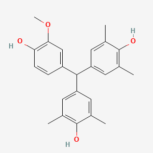 4,4'-[(4-Hydroxy-3-methoxyphenyl)methylene]bis(2,6-dimethylphenol)