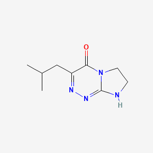 3-(2-Methylpropyl)-6,7-dihydroimidazo[2,1-c][1,2,4]triazin-4(1H)-one