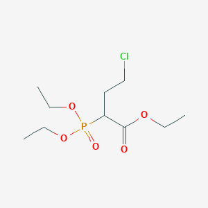 Ethyl 4-chloro-2-(diethoxyphosphoryl)butanoate