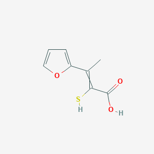 3-(Furan-2-yl)-2-sulfanylbut-2-enoic acid