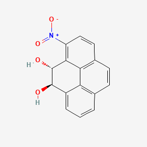 trans-9,10-Dihydro-9,10-dihydroxy-1-nitropyrene