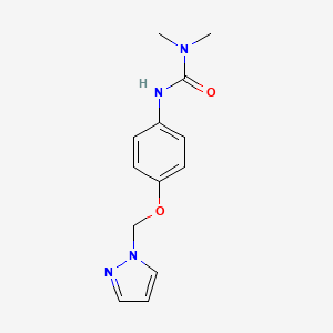 N,N-Dimethyl-N'-{4-[(1H-pyrazol-1-yl)methoxy]phenyl}urea