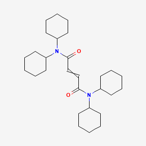 N~1~,N~1~,N~4~,N~4~-Tetracyclohexylbut-2-enediamide