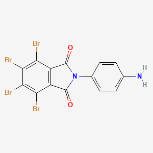 2-(4-Aminophenyl)-4,5,6,7-tetrabromo-1H-isoindole-1,3(2H)-dione