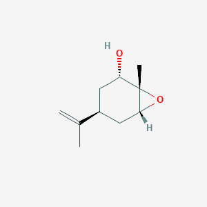 molecular formula C10H16O2 B143395 (-)-1,6-环氧异二氢香芹醇 CAS No. 35692-59-2