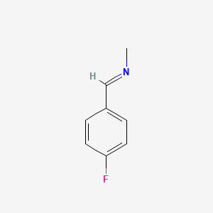 (E)-1-(4-Fluorophenyl)-N-methylmethanimine