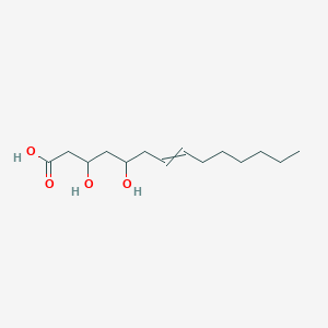 3,5-Dihydroxytetradec-7-enoic acid