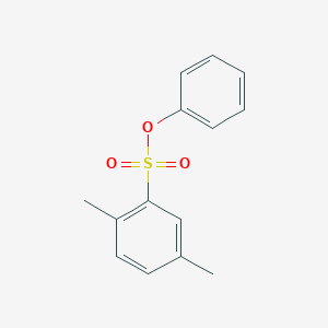 molecular formula C14H14O3S B14339628 Phenyl 2,5-dimethylbenzene-1-sulfonate CAS No. 109855-91-6