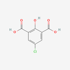 molecular formula C8H5ClO5 B1433964 5-氯-2-羟基苯-1,3-二羧酸 CAS No. 773869-56-0