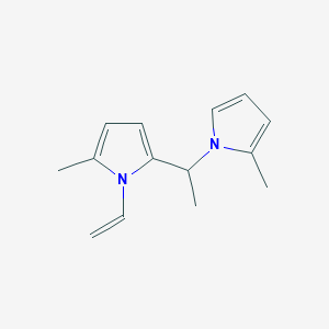 1-Ethenyl-2-methyl-5-[1-(2-methyl-1H-pyrrol-1-yl)ethyl]-1H-pyrrole