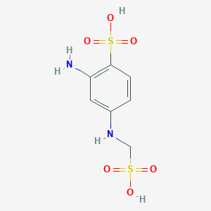 Benzenesulfonic acid, 2-amino-4-[(sulfomethyl)amino]-