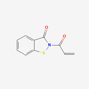 1,2-benzisothiazol-3(2H)-one, 2-(1-oxo-2-propenyl)-