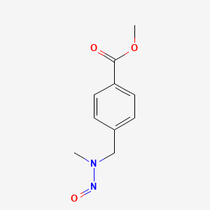 molecular formula C10H12N2O3 B14339695 N-Nitroso-N-(4-carbomethoxybenzyl)methylamine CAS No. 98736-51-7