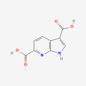 1H-Pyrrolo[2,3-b]pyridine-3,6-dicarboxylic acid