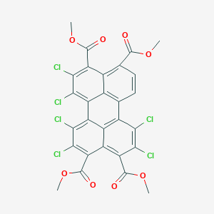 Tetramethyl 1,2,5,6,7,8-hexachloroperylene-3,4,9,10-tetracarboxylate