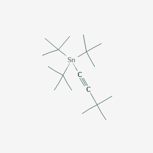 Tri-tert-butyl(3,3-dimethylbut-1-yn-1-yl)stannane