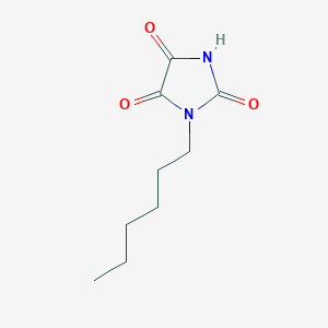 1-Hexylimidazolidine-2,4,5-trione