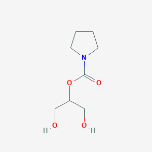 1,3-Dihydroxypropan-2-yl pyrrolidine-1-carboxylate