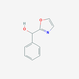 molecular formula C10H9NO2 B143399 噁唑-2-基-苯甲醇 CAS No. 130552-00-0