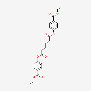 Bis[4-(ethoxycarbonyl)phenyl] hexanedioate