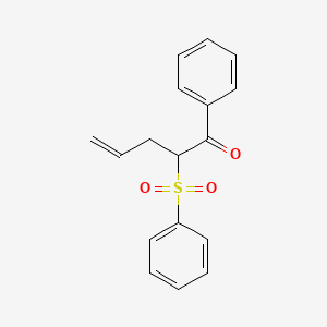 4-Penten-1-one, 1-phenyl-2-(phenylsulfonyl)-