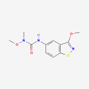 1-Methoxy-3-(3-methoxy-1,2-benzothiazol-5-yl)-1-methylurea