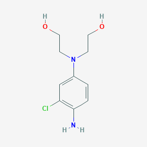 2,2'-[(4-Amino-3-chlorophenyl)azanediyl]di(ethan-1-ol)