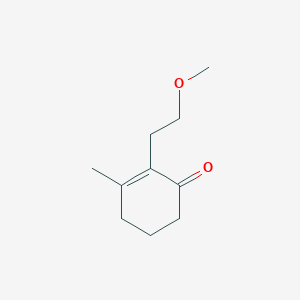 2-(2-Methoxyethyl)-3-methylcyclohex-2-en-1-one