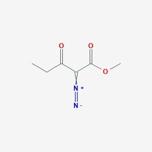 2-Diazonio-1-methoxy-1-oxopent-2-en-3-olate