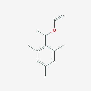 2-[1-(Ethenyloxy)ethyl]-1,3,5-trimethylbenzene