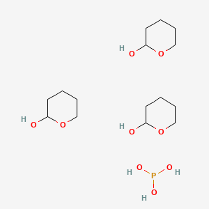 Oxan-2-ol;phosphorous acid