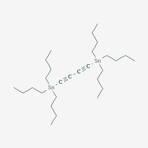 molecular formula C28H54Sn2 B14340269 Stannane, 1,3-butadiyne-1,4-diylbis[tributyl- CAS No. 103673-16-1