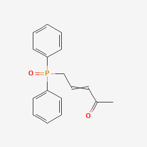 5-(Diphenylphosphoryl)pent-3-en-2-one