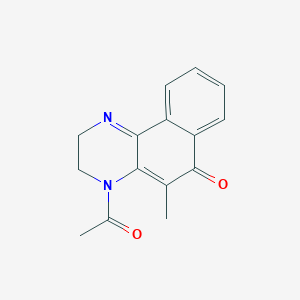 4-Acetyl-5-methyl-3,4-dihydrobenzo[f]quinoxalin-6(2H)-one